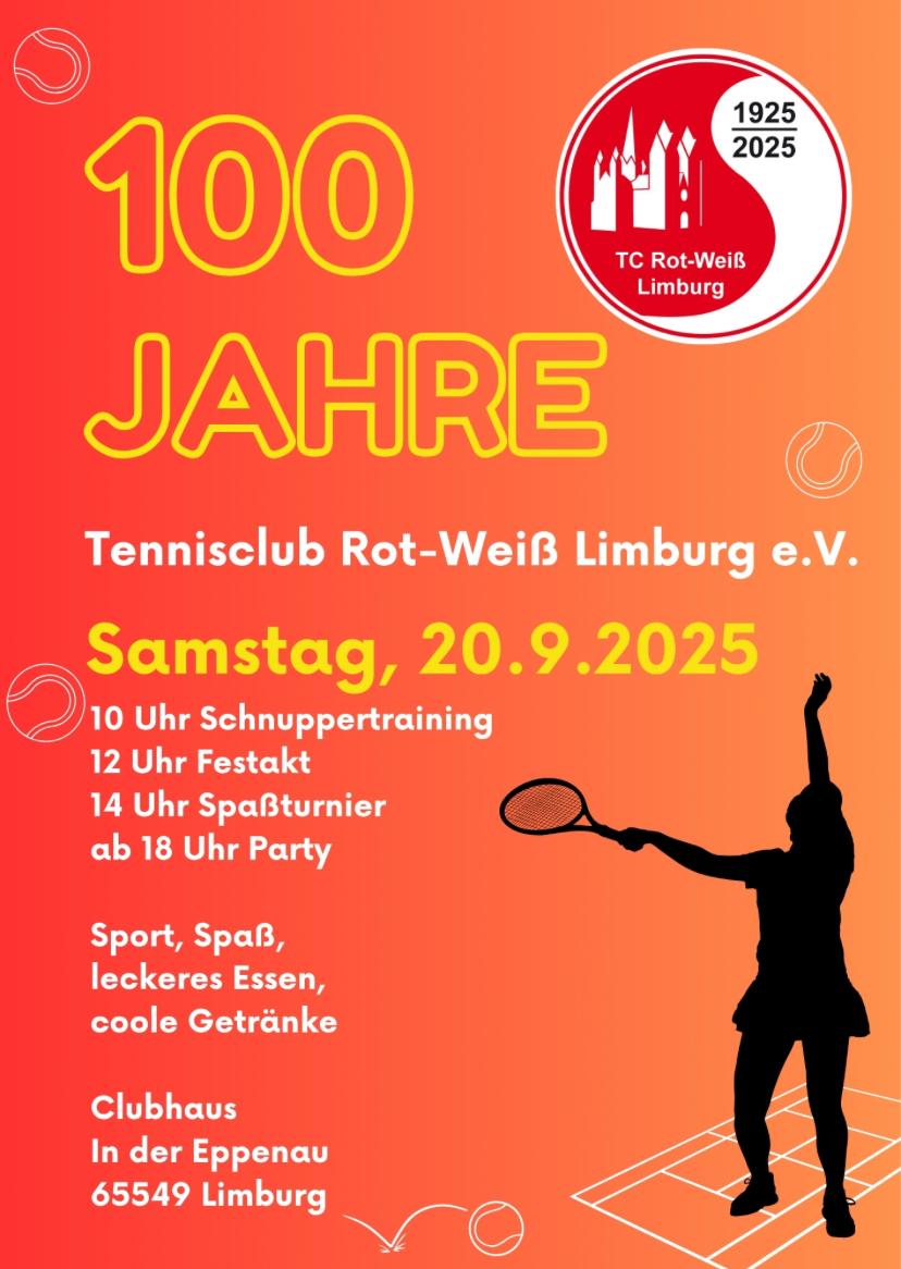 Flyer für Jubiläum